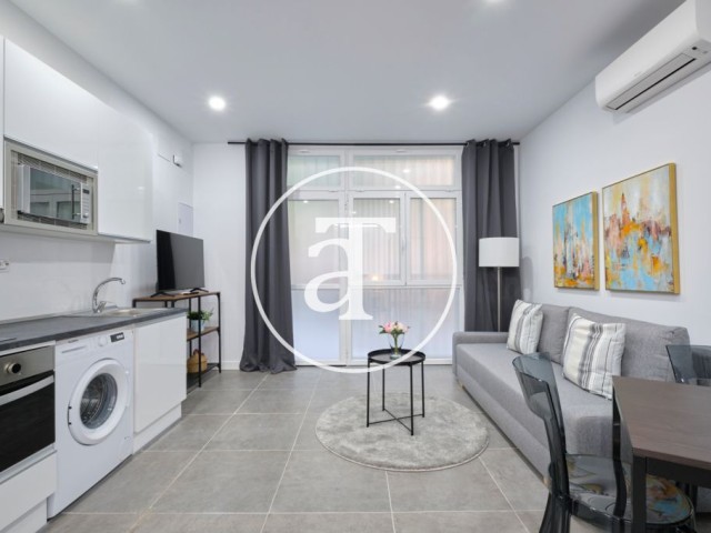 Monthly rental Studio apartment with 1 bathroom in Moratalaz