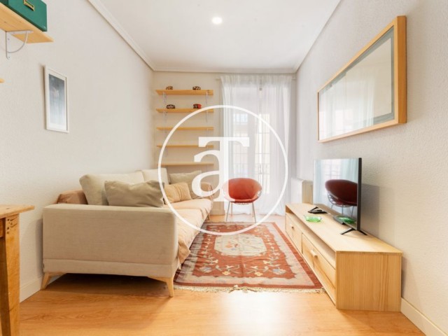 Appartement en location temporaire avec 1 chambre, 1 salle de bain et balcon à Lavapiés, Madrid
