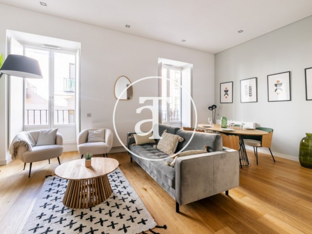 Monthly rental apartment with 1 bedroom apartment in Malasaña, downtown Madrid
