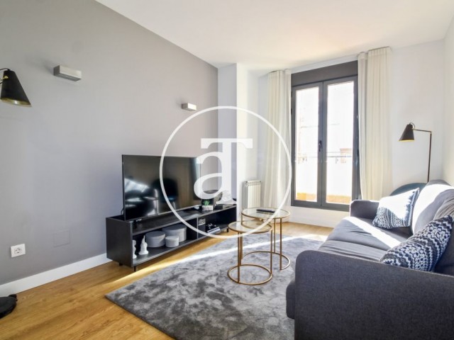 Monthly rental apartment with 2 bedroom apartment close to Puerta de Atocha train station.